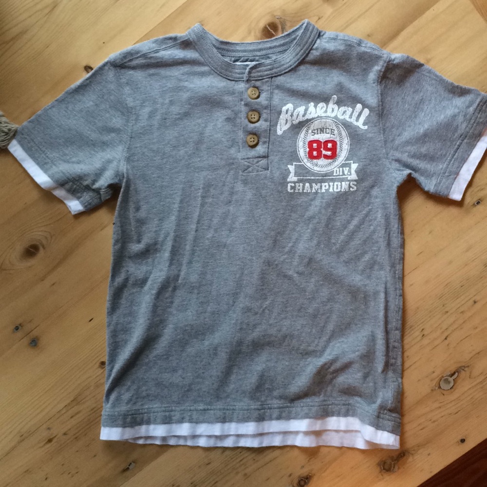 Place M7/8 baseball gray emblem t-shirt
